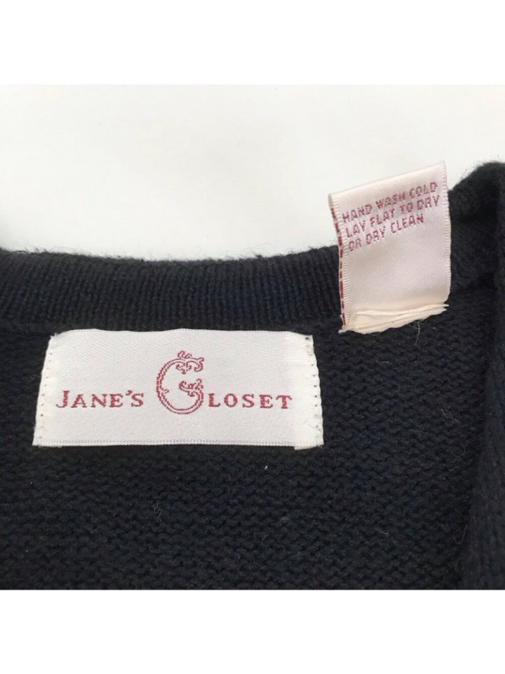 Vintage Jane's Closet Giraffe Knit Sweater Vest Women's M Safari Teacher Core - Picture 13 of 13